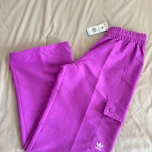 Adidas Women’s Purple Woven Cargo Sweatpants